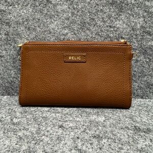Relic‎ Leather Dylan Wristlet Wallet in Saddle Color